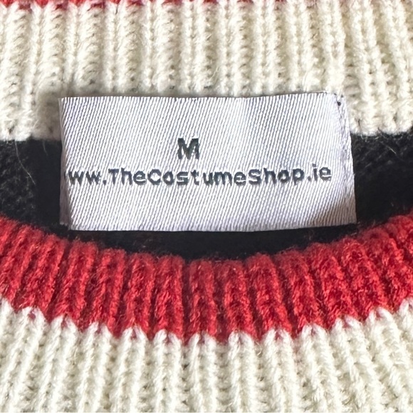 Ugly Christmas Sweater Reindeer 3D Nose Holiday Party Wool Blend Knit Unisex M - Picture 7 of 10